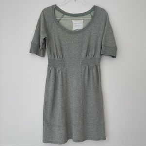 Anthropologie Pure + Good Midi Dress Heather Green / Gray Sz S